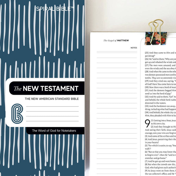 Spiral Bible™ - NASB - New Testament - Blue (Hardcover)