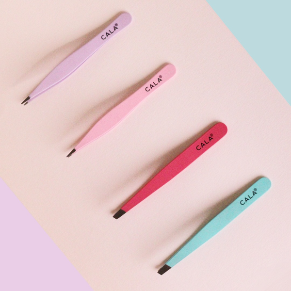 CALA Soft Touch: Tweezer Duo Fine Point & Slanted Set: Mint