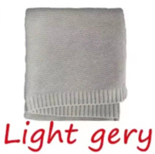 Nap Time Cotton Blanket - ORIGINAL Baby Quilt Blanket : Grey