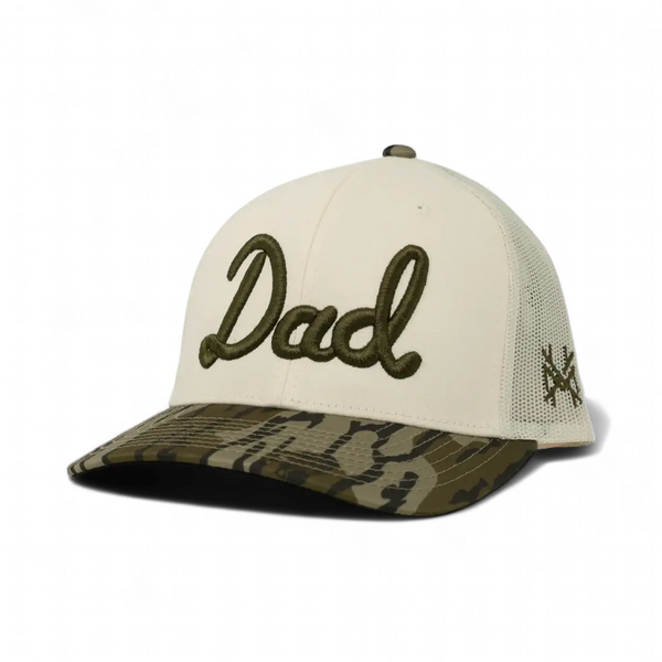 Dad Trucker Hat: Retro Bottomland/Natural
