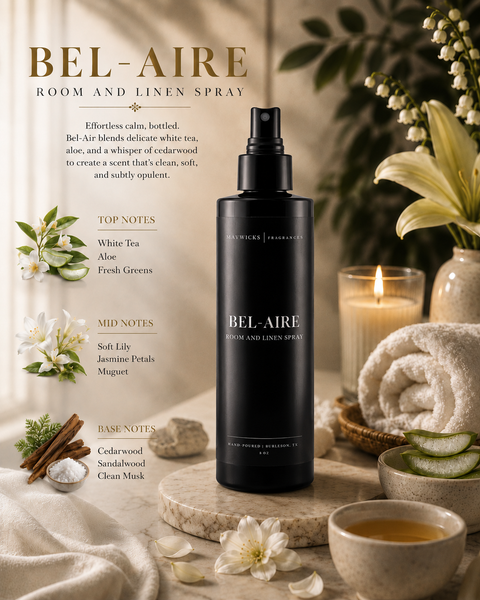 Luxurious Room & Linen Spray: Amber Bloom