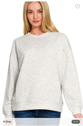 Scuba round neck sweatshirt