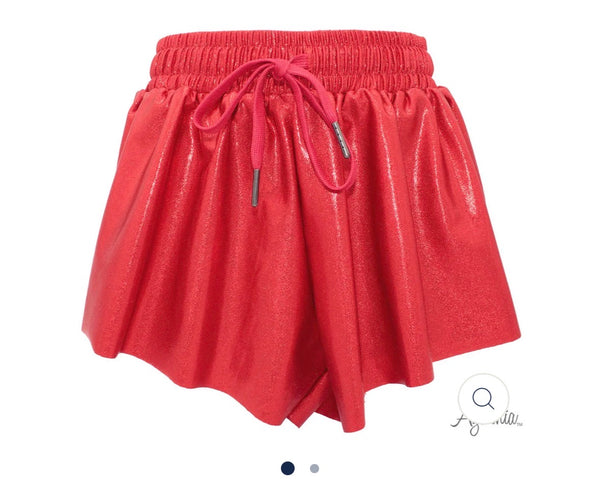 Shimmer butterfly shorts