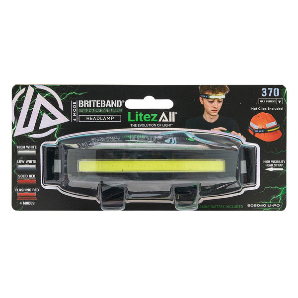 LitezAll Rechargeable Brite Band Headlamp
