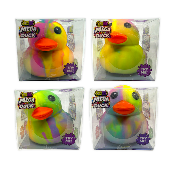 Fun Doh MEGA 5" Tie Dye Duck Squishy Toy -
