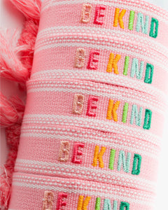 Colorful Embroidered Bracelets: Blush | Be Kind