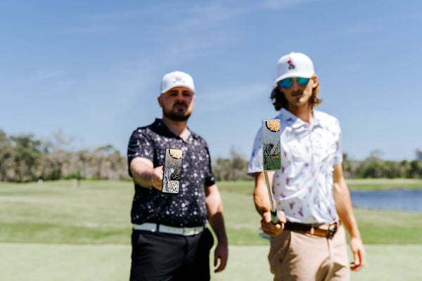 Moon Man Black Doublewide Blade Putter Limited Edition: Right Handed