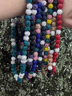 Sports Custom Beaded Drip Necklace