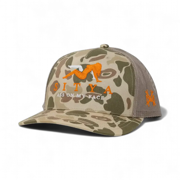 Sitya Trucker Hat: Retro Sage/Natural