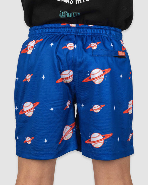 Space Ball Diamond Air Youth Mesh Shorts