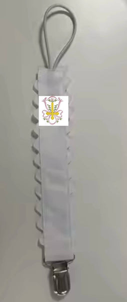 Pacifier Clip, Monogram-able Assorted Colors: Lilac Mist