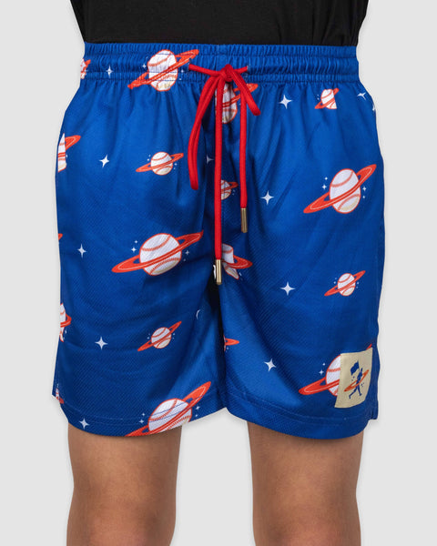 Space Ball Diamond Air Youth Mesh Shorts