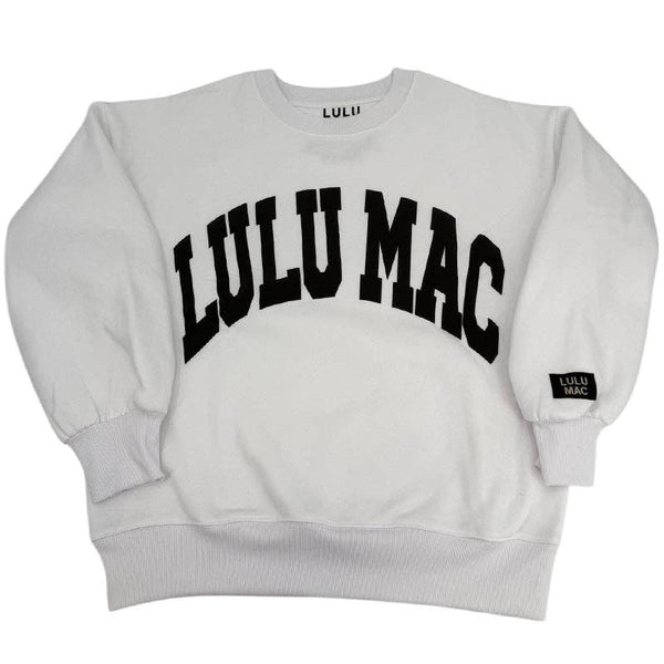 Lulu Mac Sweatshirt White/Black - Puff: