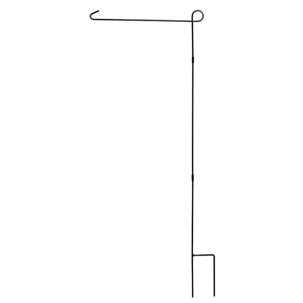 Garden Flag Pole 3pc: Black