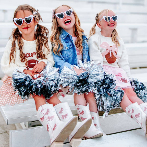 Football Bow Clip - Hair Bows - Game Day