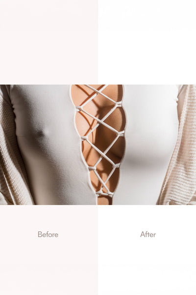 No-Show Reusable Adhesive Nipple Covers: No 3 Buff