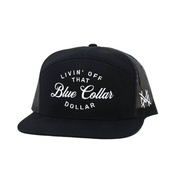 Blue Collar Dollar Trucker Hat: Trucker Bottomland/Loden