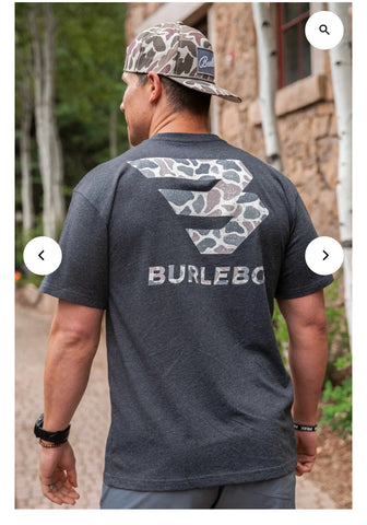 Burlebo classic deer camo signature logo