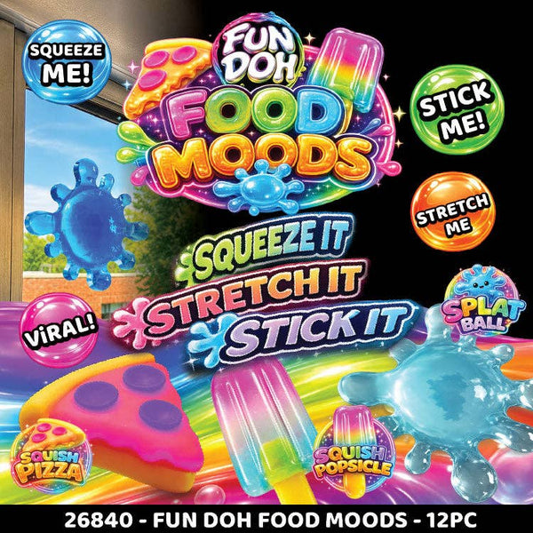 Fun Doh Food Moods Snack Attack Squishy Variety