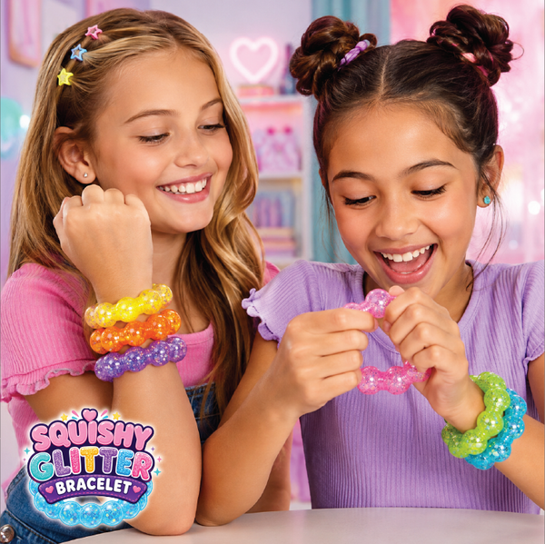 Fun Doh Squishy Sparkle Glitter Sensory Bracelet-