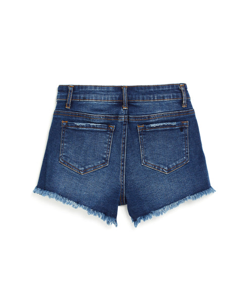 GIRLS-POCKETS FRAY SHORTS