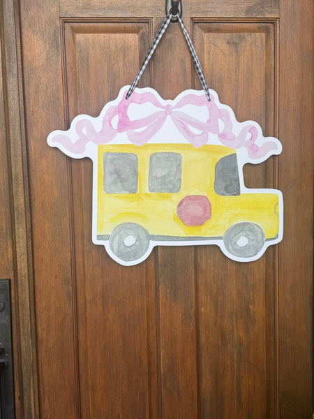 Pink Bow Express : Door Hanger