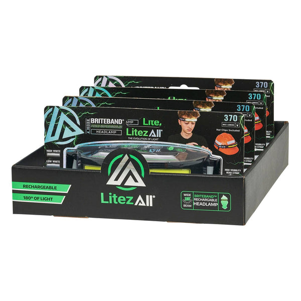 LitezAll Rechargeable Brite Band Headlamp