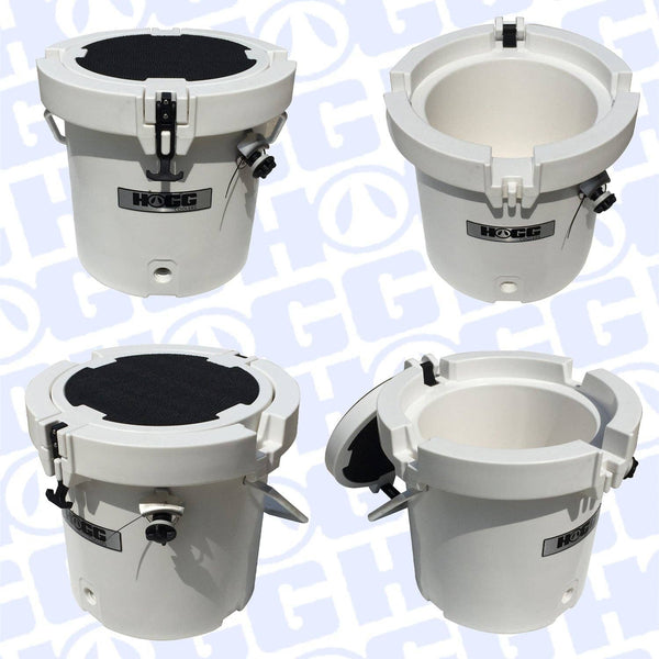 20QT ROUND HOGG COOLERS: NAVY BLUE