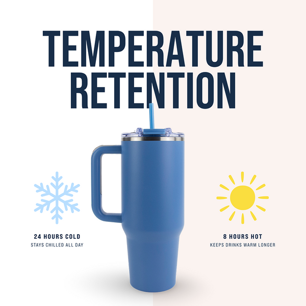 40oz POWDER COATED BIG SWIG TUMBLER: Spanish Sun
