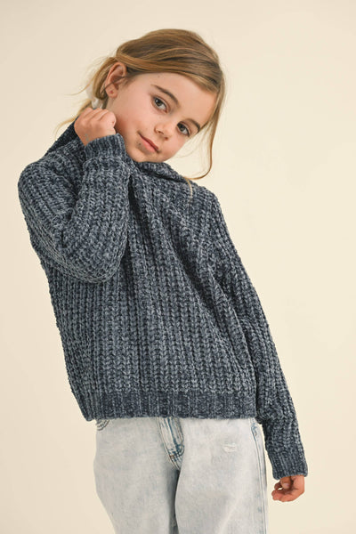 LONG SLEEVE PULL OVER- CHENILLE