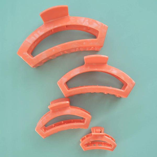 Open Hair Clip | Large | Dreamsicle