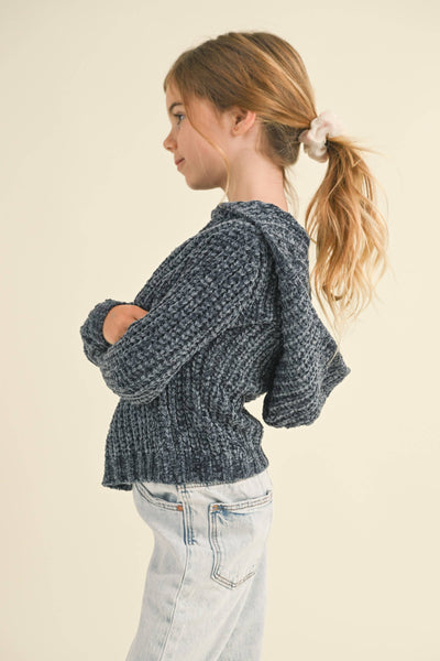 LONG SLEEVE PULL OVER- CHENILLE