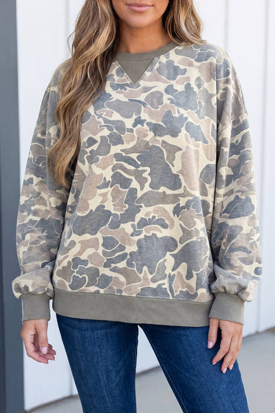 LAS Western Camouflage Pullover Sweatshirt