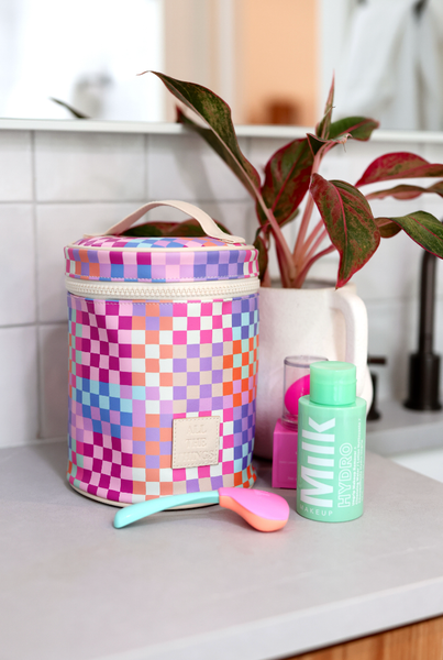 Barrel Organizer - Happy Checkered