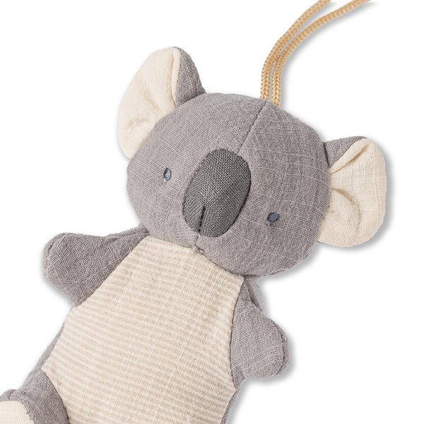 Bitzy Pal Natural Rubber Pacifier & Stuffed Animal: Bunny