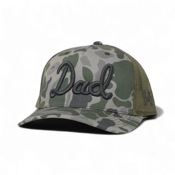 Dad Trucker Hat: Retro Bottomland/Natural