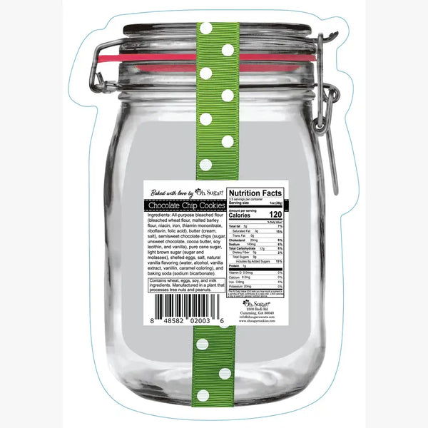 Cookie Mason Jar Pouches - Small