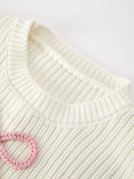 Winter Christmas Girls Pullover Sweater: