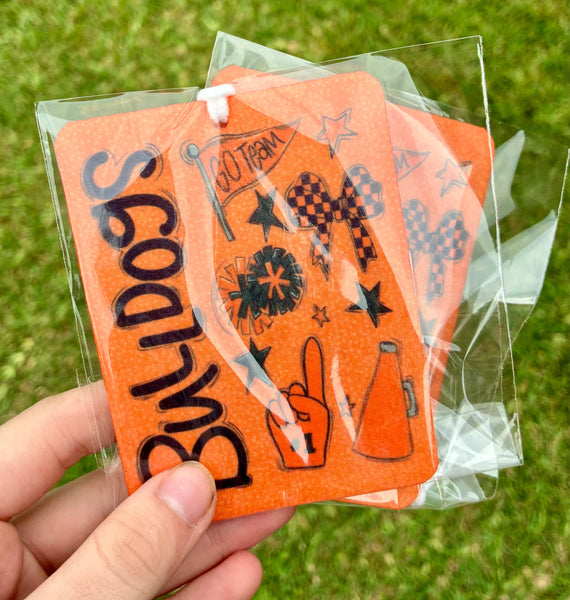 Razorback game day spirit car fresheners : Sandalwood