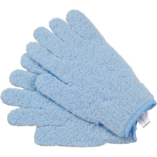 CALA Exfoliating Bath Gloves Shower : Blue