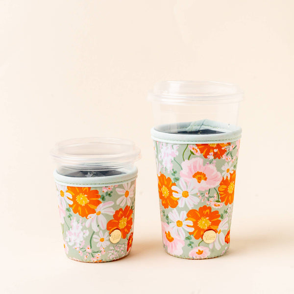 Sip Savvy Drink Sleeve-Bouquet Beauty Sage Regular
