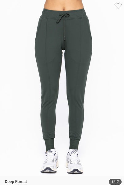 Mono B slim fit panel joggers