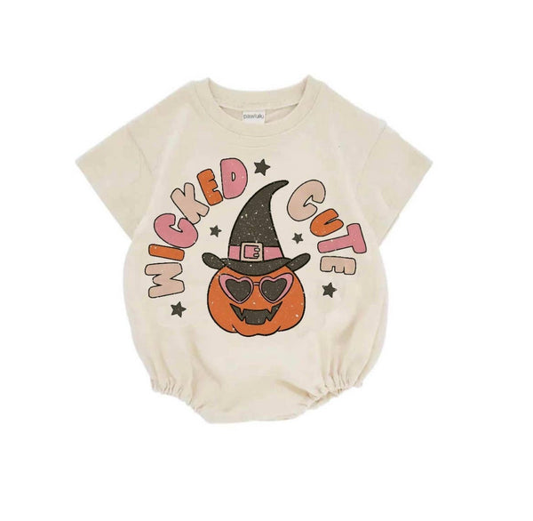 Wicked Cute Baby/Toddler Halloween Romper: 0-3M