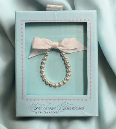 Classic Pearls (RP-1 White) Bracelet, Children's Jewelry: 4