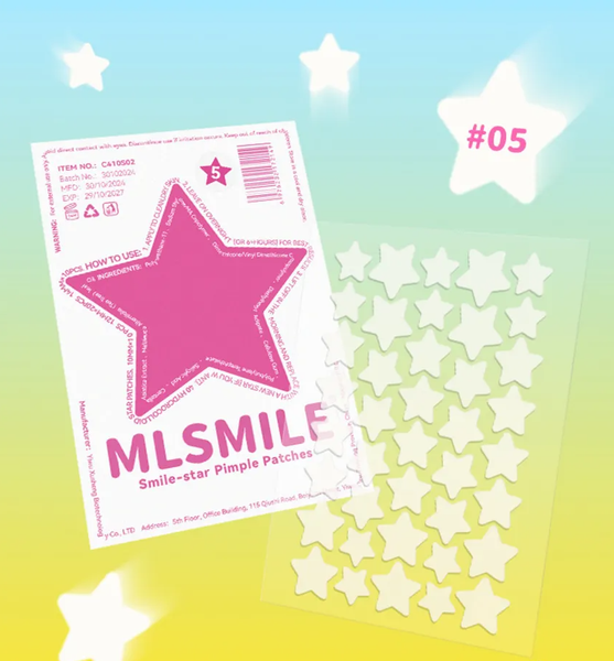 MLSMILE Star Pimple Acne Patches Sheet: #4 Green