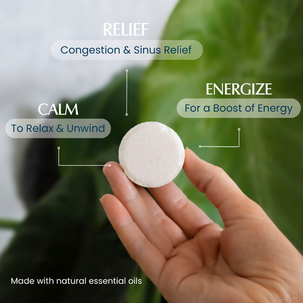 Body Restore Shower Steamer Aromatherapy Tube Pack of 6 : Eucalyptus & Mint