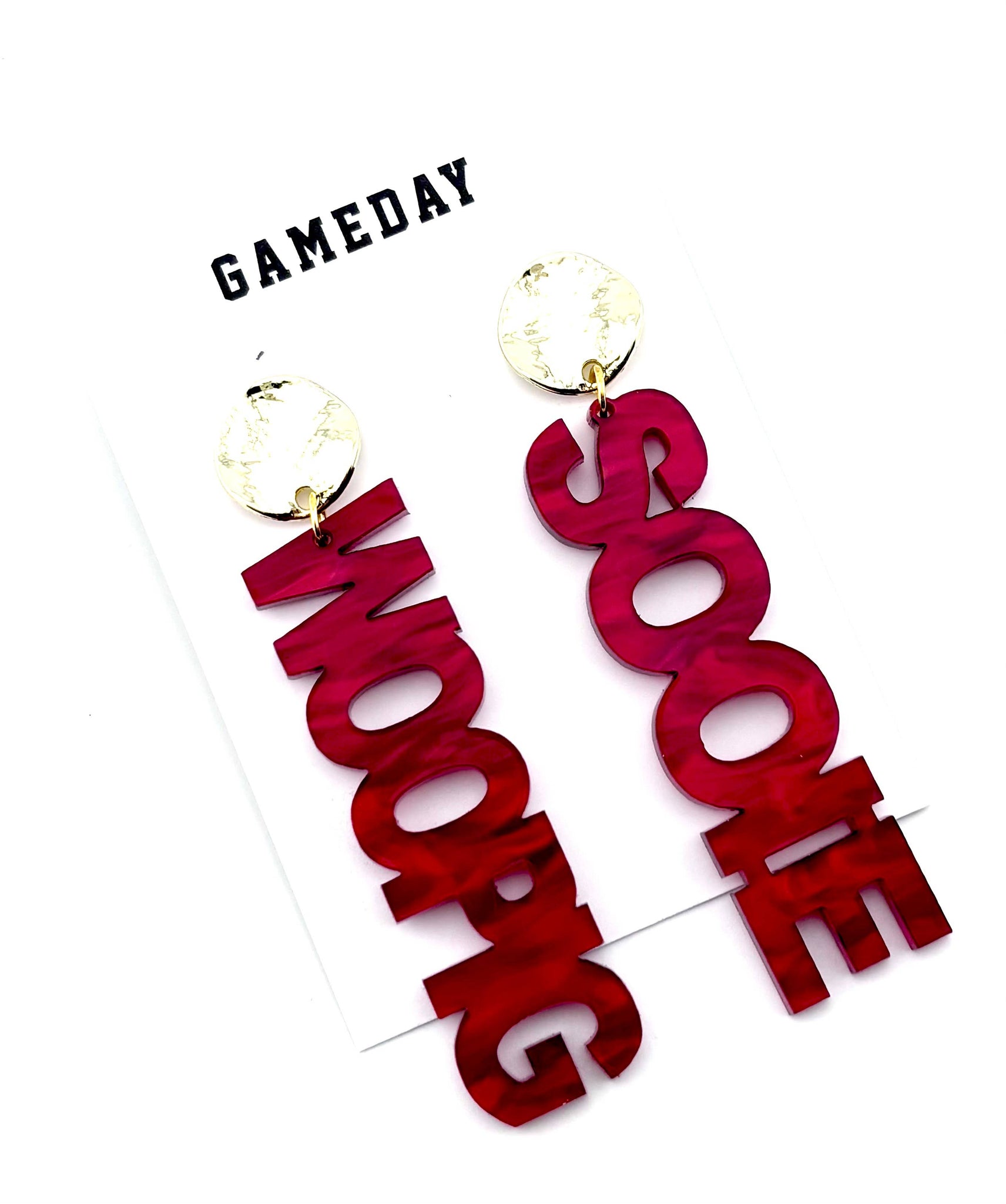 Woo pig sooie earrings