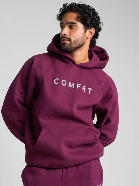 Tranquil Hoodie: Plum