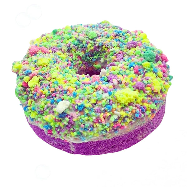 Donut Bath Bomb | Cotton Candy (Fizzy Top)