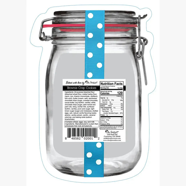 Cookie Mason Jar Pouches - Small